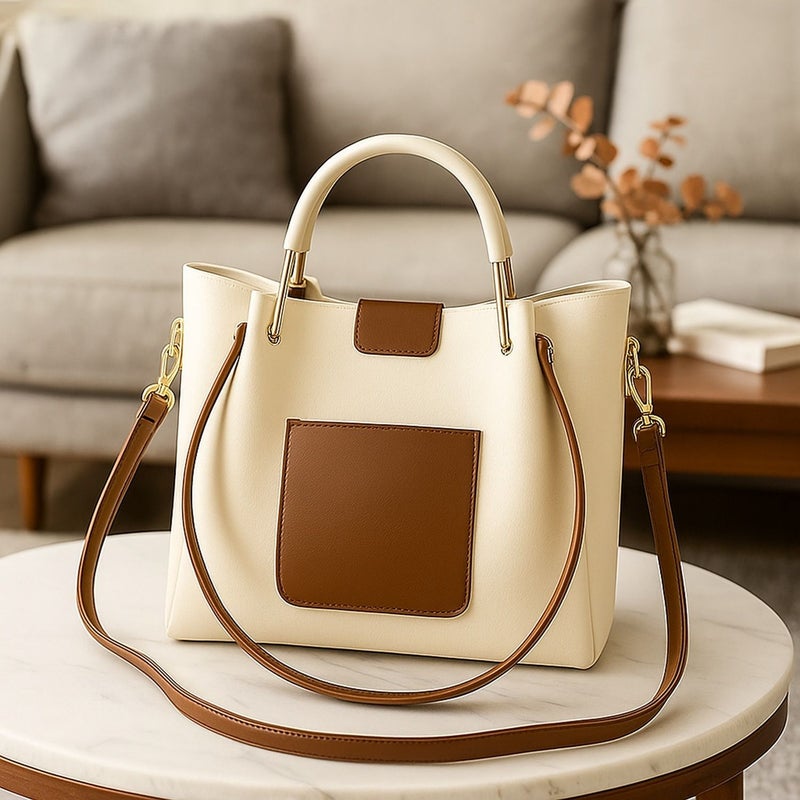 Osman Women Two-Tone Shoulder Bag - Image 1